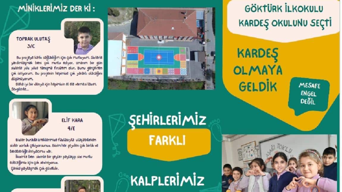 Göktürk İlkokulu Kardeş Okulunu Seçti